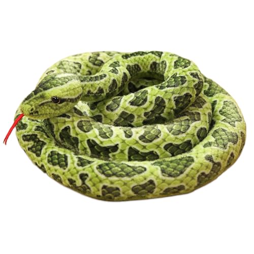 Peluche serpent Halloween vert grand doudou serpent de simulation