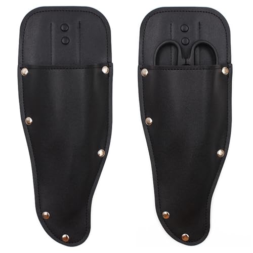 YouXiaor 2 PZ Fodero in Pelle per Forbici,Cesoie da Giardino Fondine per Forbici,Fodero per Cesoie da Giardino,Fodero in Pelle per Cesoie da Potatura,Custodia per Pinze Fondine per Guaina Accessori