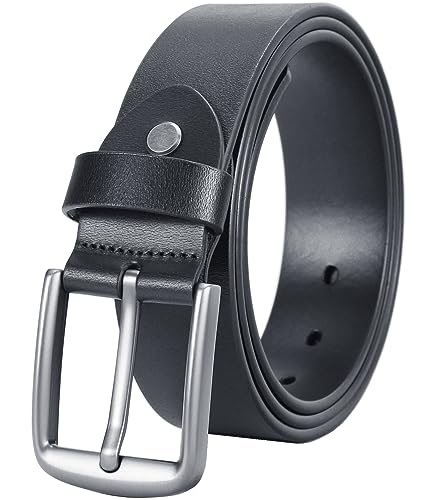 Casual Genuine Leather Dress Belt - Men's Belt for Jeans