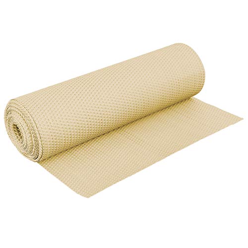 HaGa® PE-Rattan Terrassen Balkon- Sichtschutz beige 0,9m breit (Meterware)