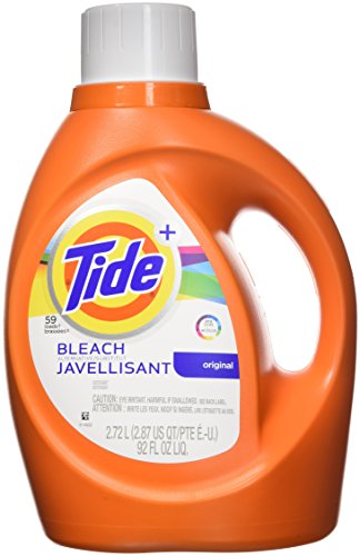 Tide Plus Bleach Alternative Safe on Colors Liquid Laundry Detergent, Original Scent, 2.72