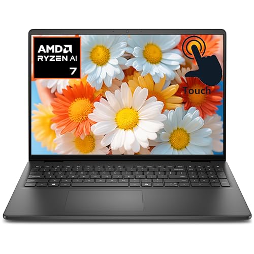 Dell 16 Laptop 16 in FHD+ Touch AMD Ryzen 7 250, 32GB DDR5, 1TB SSD miniatura 1