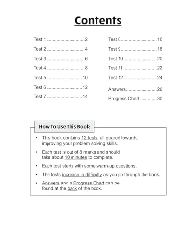 KS1 Year 2 Maths 10-Minute Tests: Problem Solving