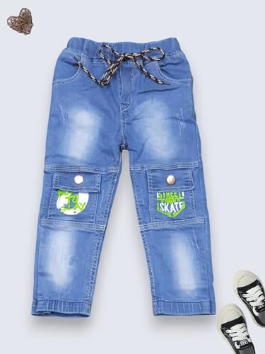 Image of Kids Boys Casual 6 Pocket Trouser Pants Super Trendy Cotton Pants.Daily Pants for Kids,Boys.Casual Jeans.Boys Trouser Pants.Funky Pants for Boys.