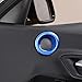 Aluminum Alloy Car Interior Door Speaker Ring Cover Trim Compatible with Toyota Supra GR A90 A91 MK5 2018 2019 2020 2021 2022 2023 2024 2025 2026+ (Blue)