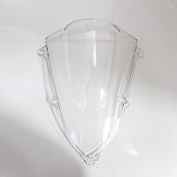 Vista 2 de Motocicleta doble burbuja deflectores de viento parabrisas parabrisas apto para Honda CBR300R 2014 2015 2016 2017 (transparente)