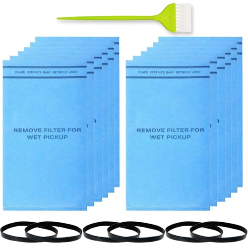12 Pack Wet Dry Vac Filter Bags Replacement for Stinger MultiFit VF2000 / WORKSHOP WS01025F / Craftsman 9-38737, compatible with Select 2-1/2-Gallon to 5-Gallon Stinger Husky Bucket Head Shop Vacuums