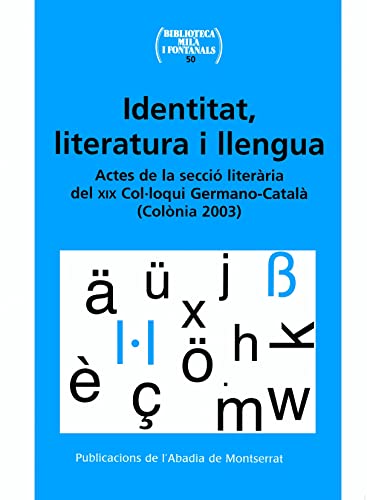 Portada de Identitat, literatura i llengua