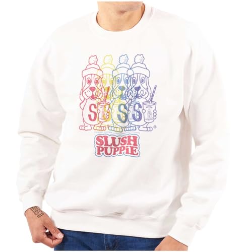 Brisco Brands Vintage Slush Puppie Retro Cartoon Sweatshirt for Men or Women