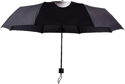 Miniatura 2 de Paraguas creativo de dedo medio Paraguas plegable compacto de viaje, divertido paraguas no automático para sol y lluvia