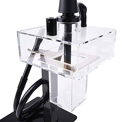 BGSFF Shisha-Set, Micro Modern Acryl Shisha T-Type Shisha-Set mit Silikonschale, Silikonschlauch, Zange, Shisha-Zubehör… – Bild 4