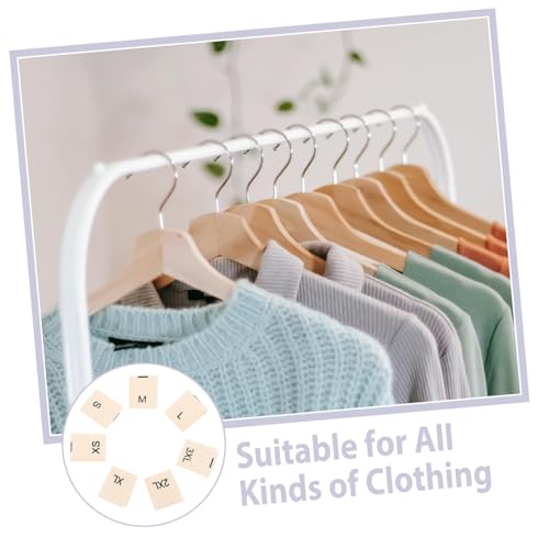1400 Étiquettes Vêtements Coton Beige XS Couture pour création - 4