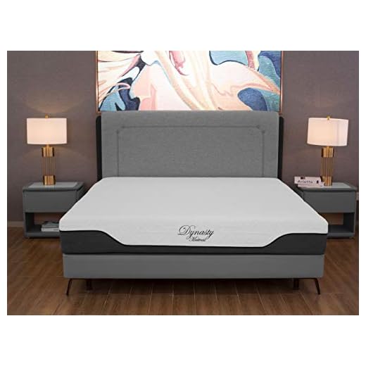 DynastyMattress Cool Breeze 12-Inch Gel Memory Foam Mattress, Queen