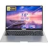 Ordenador Portátil 16 Pulgadas,lntel Alder Lake N97【Batir N100/N95,hasta 3,6 GHz】,16 GB DDR4 RAM 512 GB SSD(Expansión 2TB),16″ Full HD Computadora,2.4G/5G,WiFi 6,BT5.0,Type_C,USB3.2,HDMI(Gris)
