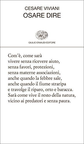 Osare dire (Collezione di poesia Vol. 435) Osare dire (Collezione di poesia Vol. 435)