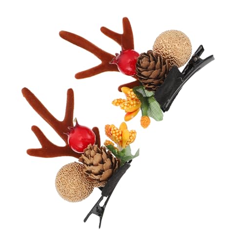 Vaguelly 2Piezas Horquillas De Decorativas Para Clips De Chic Para Celebraciones Navideñas y Fiestas Accesorios Para Infantil