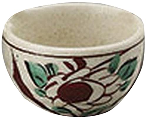 Amazon.com: せともの本舗 Set of 10 Glass Set, Hana-Red Painting