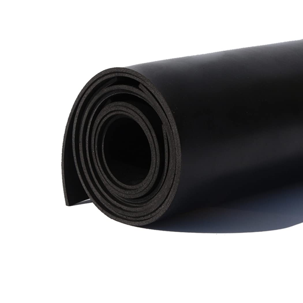 Lastra in Gomma Siliconica Nero Guarnizione Resistente alle Alte Temperature Utilizzata,Lunghezza 500mm Larghezza 500mm Spessore da 1mm a 10mm,500mmx500mmx2mm
