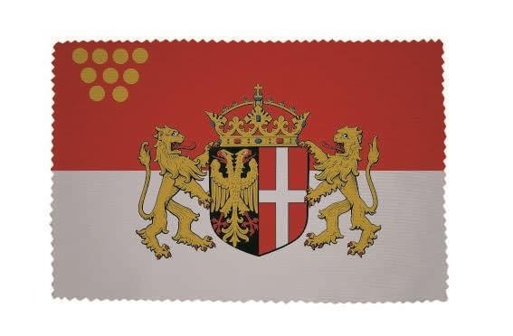 U24 Brillenputztuch Neuss Fahne Flagge Glasreinigungstuch Microfasertuch
