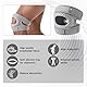 Wellness Kniebandage, 2Stück Knee PainRelief Brace, 2025 Neue Kniebandage zur ​​Belastungsreduktion​​, Verstellbare Knieunterstützung, Atmungsaktive Knie Schiene, ​​Stabilisierende Kniehilfe