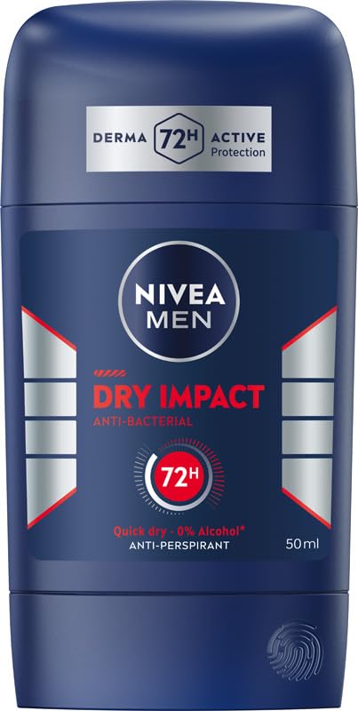 NIVEA MEN Dry Impact Bâton anti-transpirant 50 ml