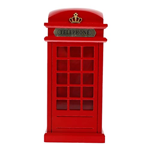 CLISPEED Cabine Telefônica Cofrinho Vintage Londres Rua Moeda Banco Dinheiro Economizando Pote Ornam