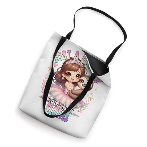 Tote Bag Ballet Niñas Just a Dancer Who Loves Sloths miniatura 2