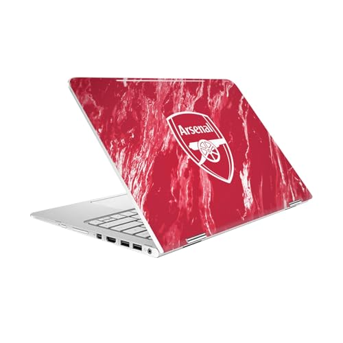 Autocollant Arsenal FC Marbre Rouge Vinyle Peau pour HP Spectre X360