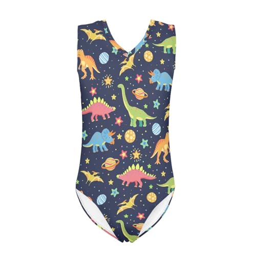 Image of INSTANTARTS Leopard Leotard Girl Gymnastics Toddler Tank Biketards One Piece