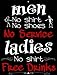 Men No Service Ladies Free Drinks Novelty Mini Metal Parking Sign PM-1188