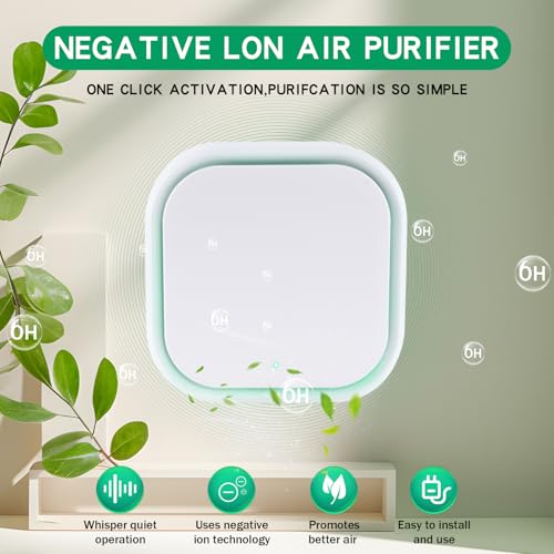 Purificador de Aire Ionizador con Luz Nocturna 2 Pack miniatura 2