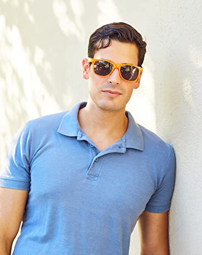 Image of OWL Retro Style Sunglasses 80's Classic Vintage Unisex Nerd Colored Frame