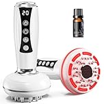 4 in 1 Lymphatic Drainage Massager w/Moxa Pads - [2026 Upgraded] Anti Cellulite Massage Tool|Portable Body Sculpting Machine for Legs, Arms, Belly|Reduce Cellulite,Stretch Marks w/Heat,Light&Vibration
