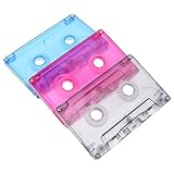 TOMETURE ブランクカセットテープ3個セット、サウンド音楽録音用空カセットテープ、音楽パーティー装飾、ホーム 録音用品