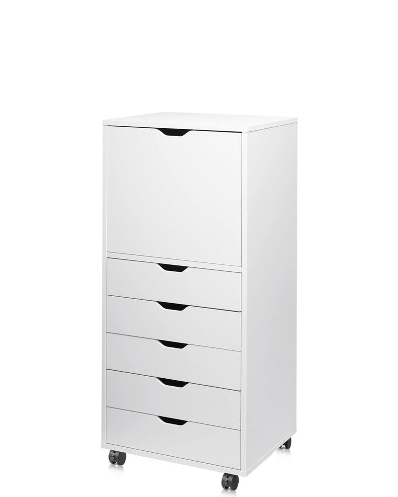 Amazon.com: DEVAISE Wood File Drawers, Mobile Chest with 5 Drawer