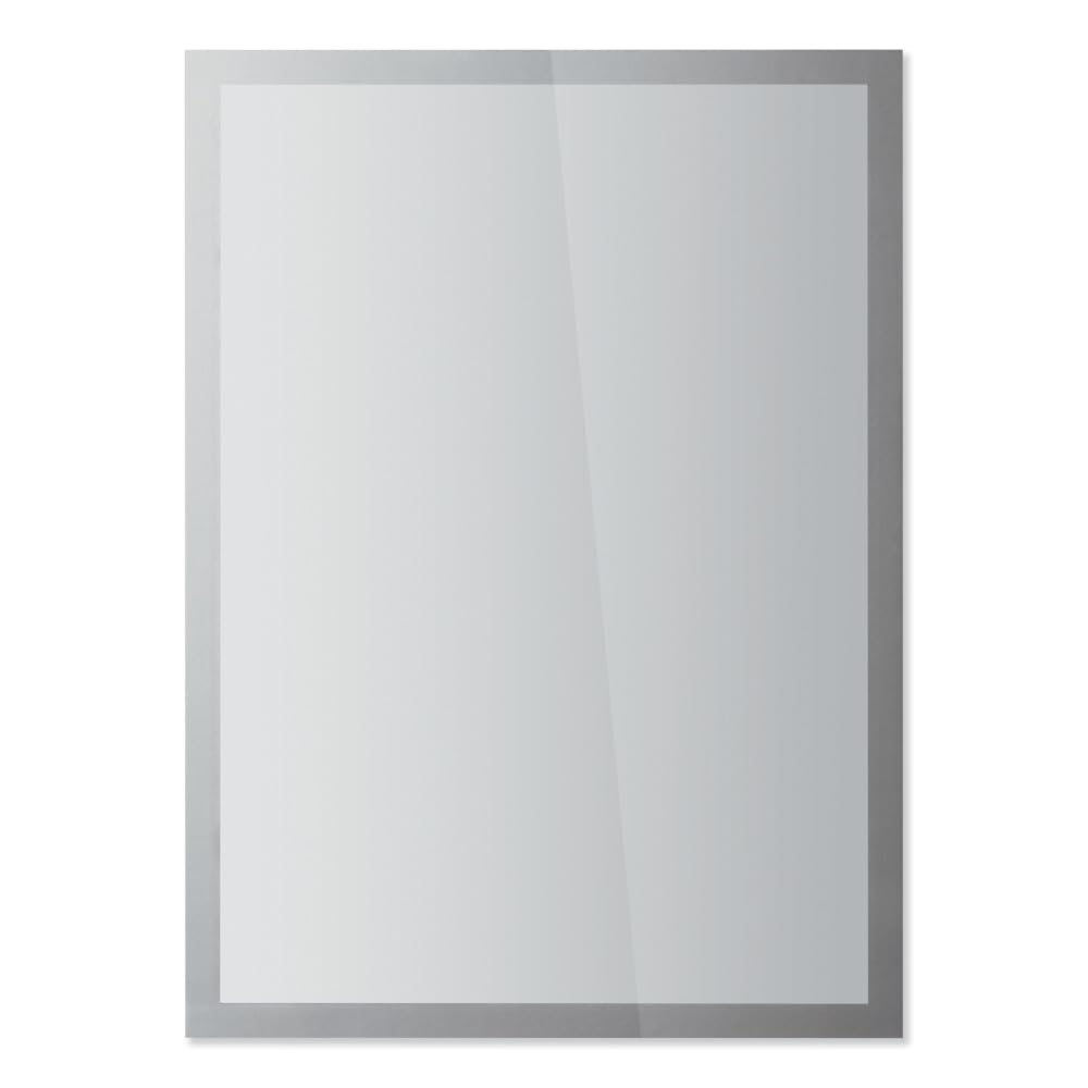 DURABLE Static-Cling DURAFRAME - Soporte magnético para carteles de documentos (28 x 43 cm), color plateado