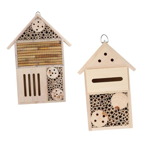 Kichvoe Hôtel pour Insectes en Matériau Synthétique Lot de 2