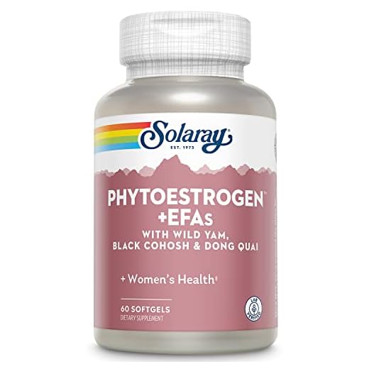 Solaray Phytoestrogen + EFAs | Fitoestrógeno | 60 Perlas