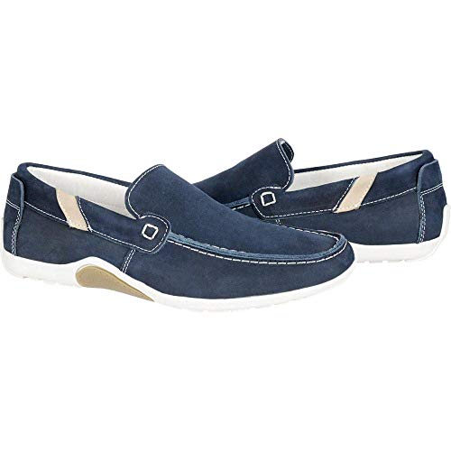 Mocassim Masculino em Couro Bmbrasil 171/01 Navy 39
