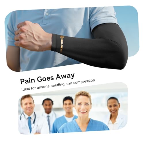 [360° Full Compression] Copper Arm Sleeves for Men & Women, [Ultra Breathable] Arm Brace for Forearm, Bicep, Triceps, Tennis Elbow, Basketball, Golf, Arthritis, Tendonitis, Bursitis4