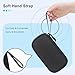 Lacdo USB Flash Drive Case Thumb Drive Holder Case Organizer Portable Electronic Accessories Storage Bag for SanDisk/SamData/Samsung USB Flash Drives Jump Drive Memory Stick, Cable, Medium Size-Black