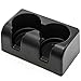 Red Hound Auto Compatible with Chevy GMC Colorado Canyon 2004-2012 Bench Seat Black Cup Drink Holder Drink Beverage Replaces
