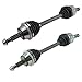 TRQ Rear Driver Side and Passenger Side CV Axle Assembly Set 2 Piece Compatible with 2002-2010 Ford Explorer 2007-2010 Explorer Sport Trac 2003-2010 Mercury Mountaineer 2003-2005 Lincoln Aviator