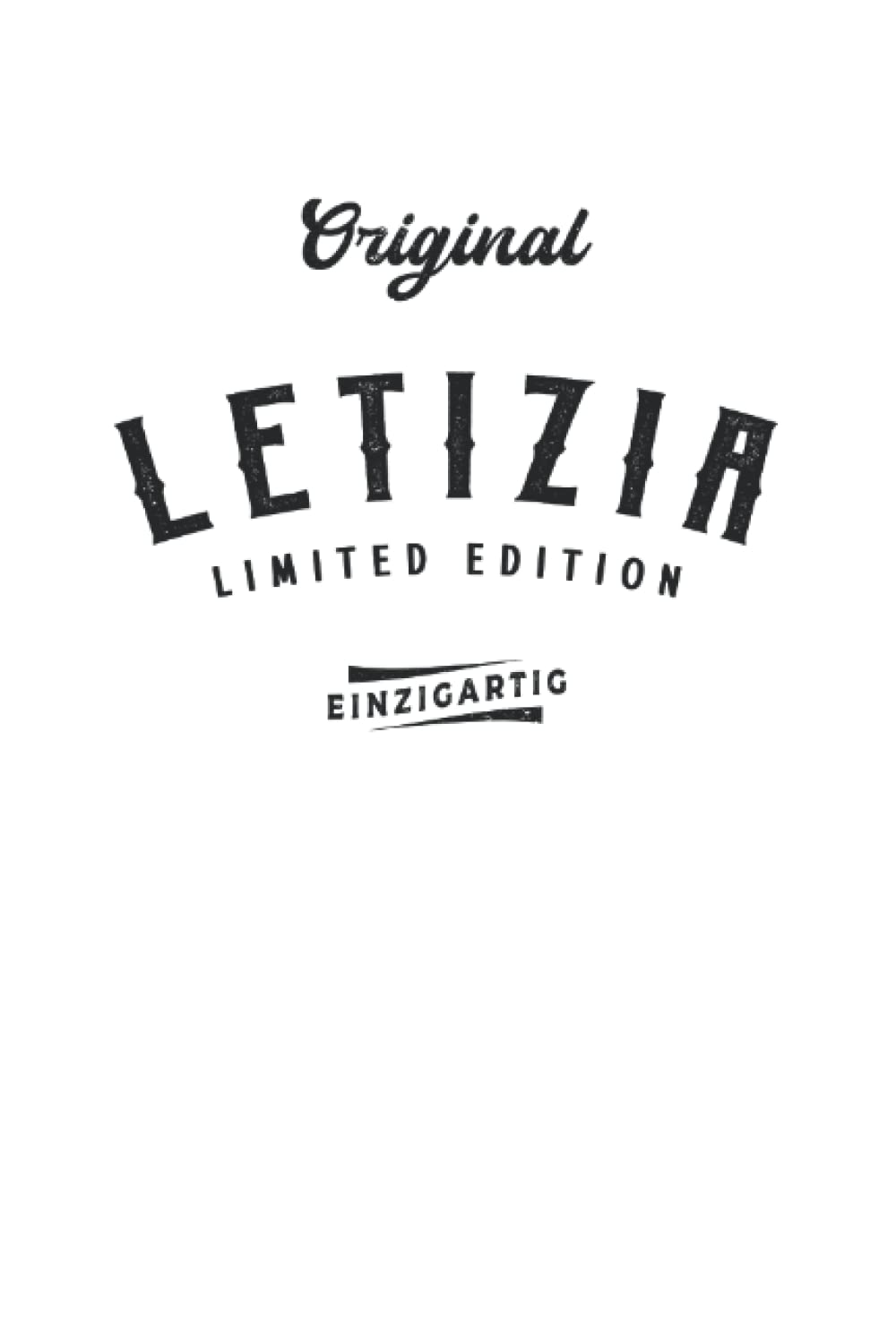 Letizia Limited Edition Notizbuch (liniert)