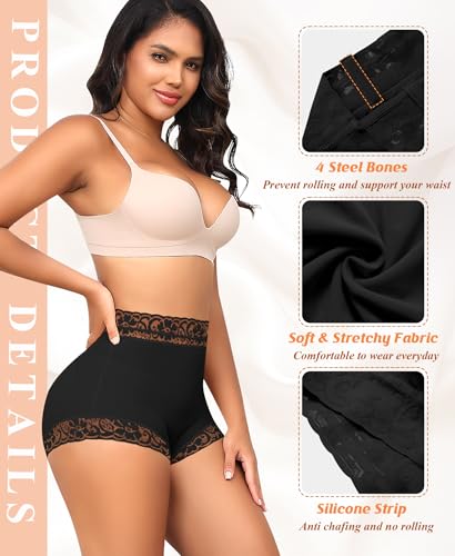 Image of DERCA Butt Enhancer Hip Pads Lace Padded Boyshorts