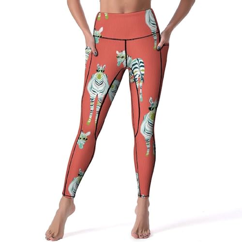 Legging femmes sport yoga taille haute pantalon fitness jogging S