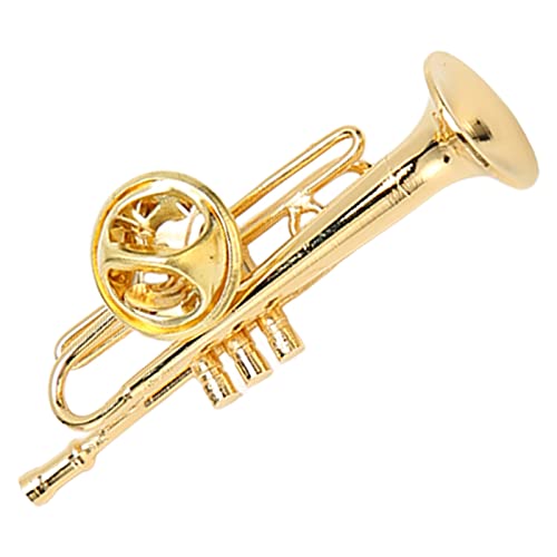 Mini Réplica de Flauta, Cor Dourada, Forte, Durável, Textura Requintada, Modelo de Mini Flauta, Caix