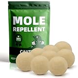 GIWENW Ultrasonic Mole Repellent Outdoor for Garden & Lawn,Vole Repellents Outdoor,Natural Gopher Repellent,Easy Placement, Covers Up to 120 Sq Ft – 8 Pack