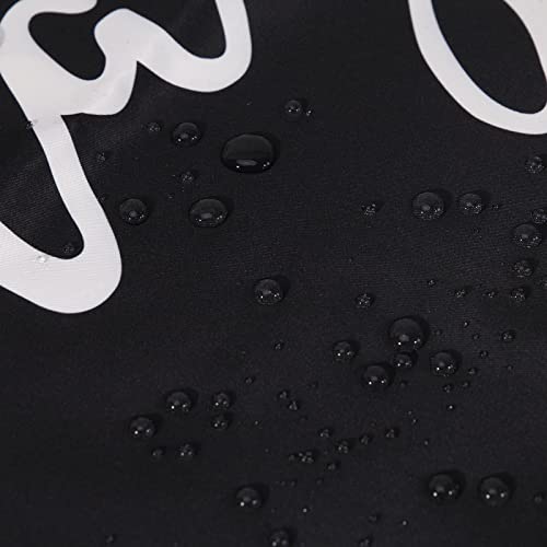 Pyonic Set Of 2,Outdoor Waterproof Throw Pillow Covers,Square Pillow Covers Decorative Cushion Cover For Patio Garden Living Room Couch (Black, 18X18) #TOP1