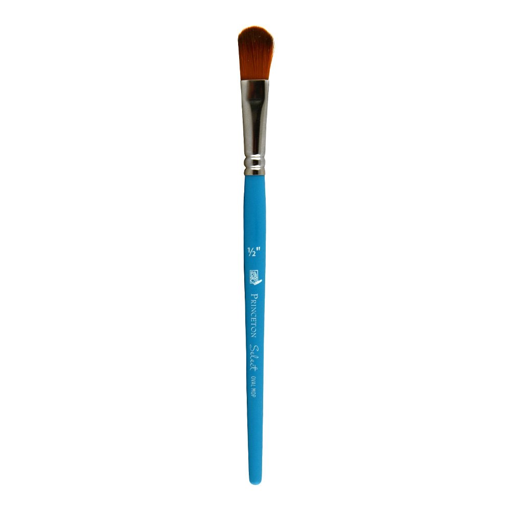 Princeton Art & Brush Select Wave Synthetic Brush-Oval Mop 1/2-inch Width